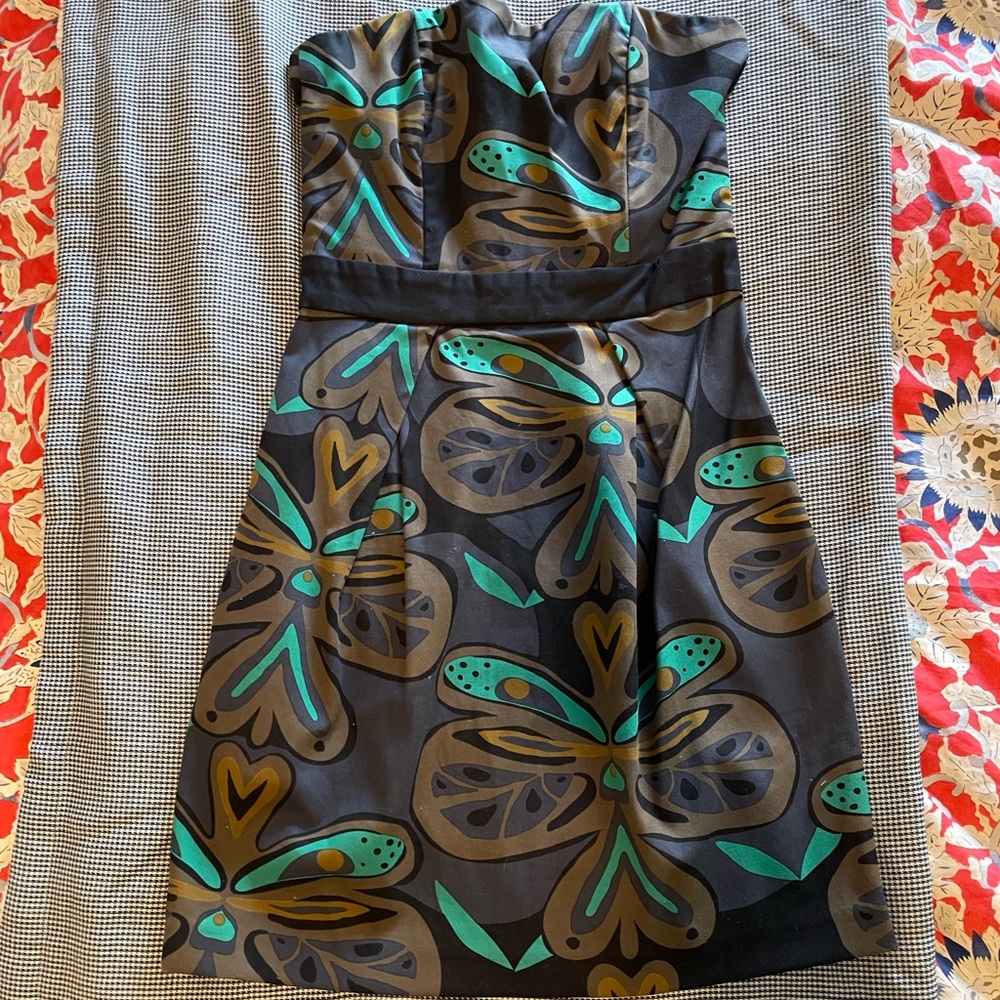 French Connection strapless mini dress